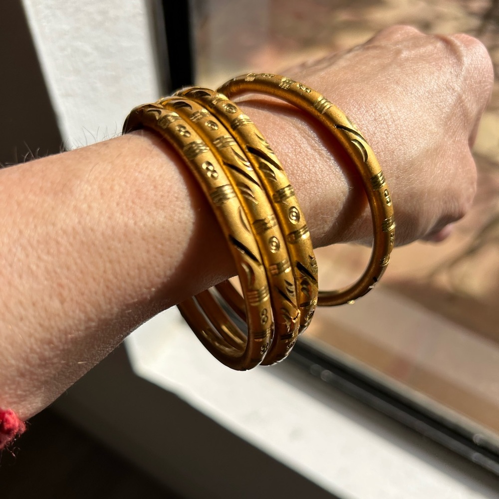 Gold bangles